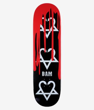 Zero x Bam II Snakegram With Blood 8.5" Skateboard Deck (black)