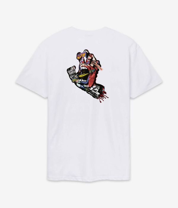 Santa Cruz Collage Hand T-Shirt (white)