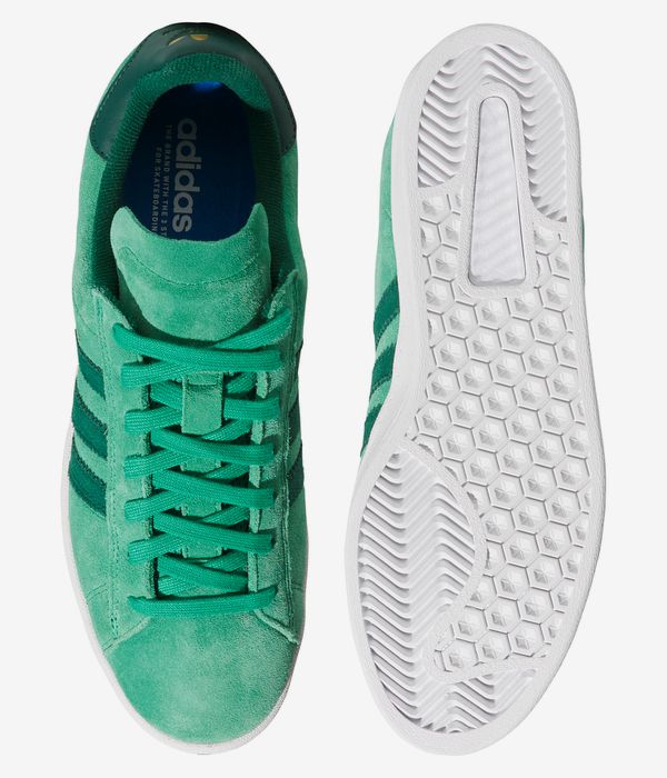 adidas Skateboarding Campus ADV Shoes (green core green white)