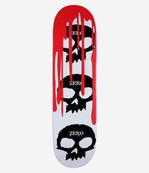 Zero 3 Skull Blood 8.5" Skateboard Deck (white)