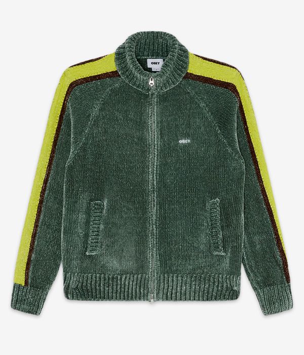 Obey Varen Zip Sweatshirt (dark forst multi)