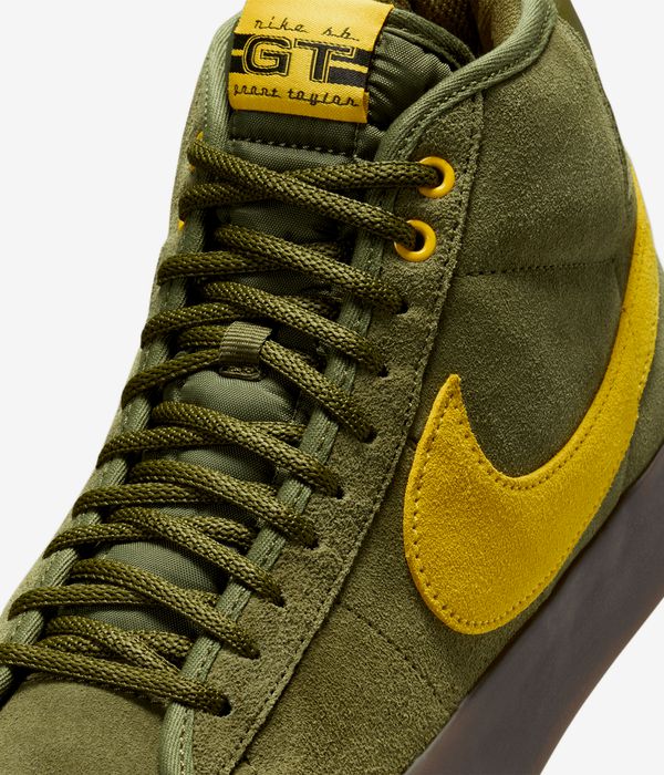 Shop Nike SB x Anti Hero Zoom Blazer Mid Shoes rough green amarillo online skatedeluxe