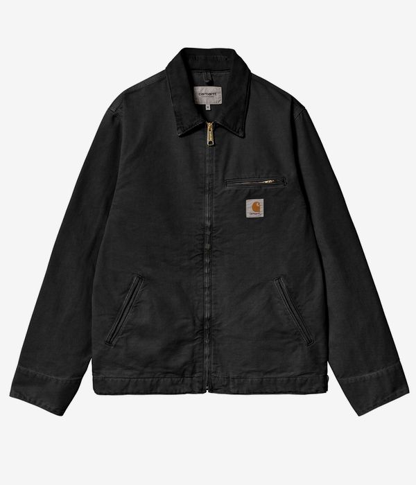 Carhartt WIP Detroit Organic Dearborn Jacket (black black stone canvas)