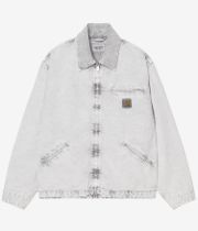 Carhartt WIP OG Detroit Organic Cotton Dearborn Giacca (black black chalk wash)