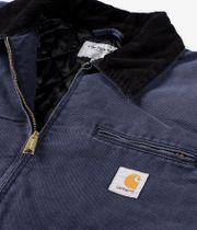 Carhartt WIP OG Detroit Organic Dearborn Jacke (dark navy black stone canvas)