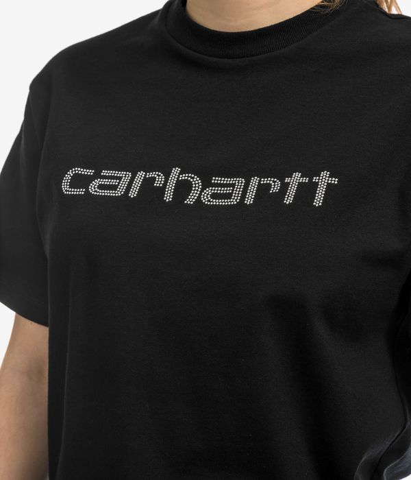 Carhartt WIP W' Rivet Script Organic T-Shirt women (black silver)