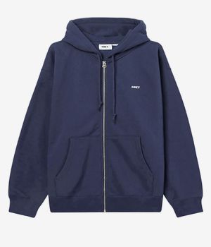Obey Established Works Bold Zip-Hoodie (academy navy)