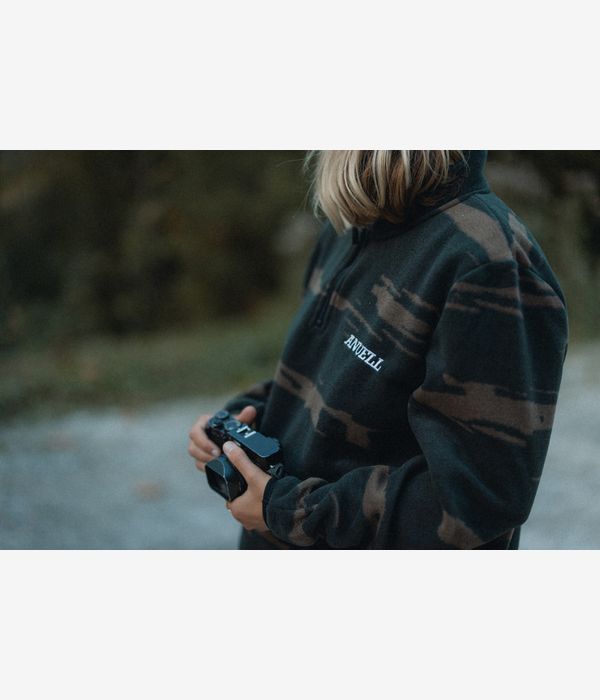 Anuell Kozor Fleece Half Zip Sweatshirt (coffee)