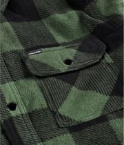 Volcom Bowered Fleece Shirt (dark pine)