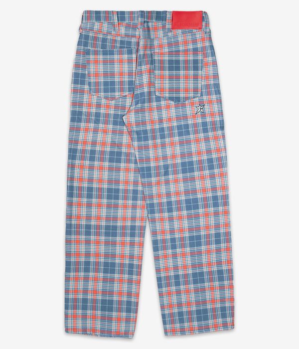Carpet Company C-Star Plaid Jeans (baby blue)