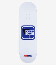 411 Private Property Icon 9" Skateboard Deck (white)