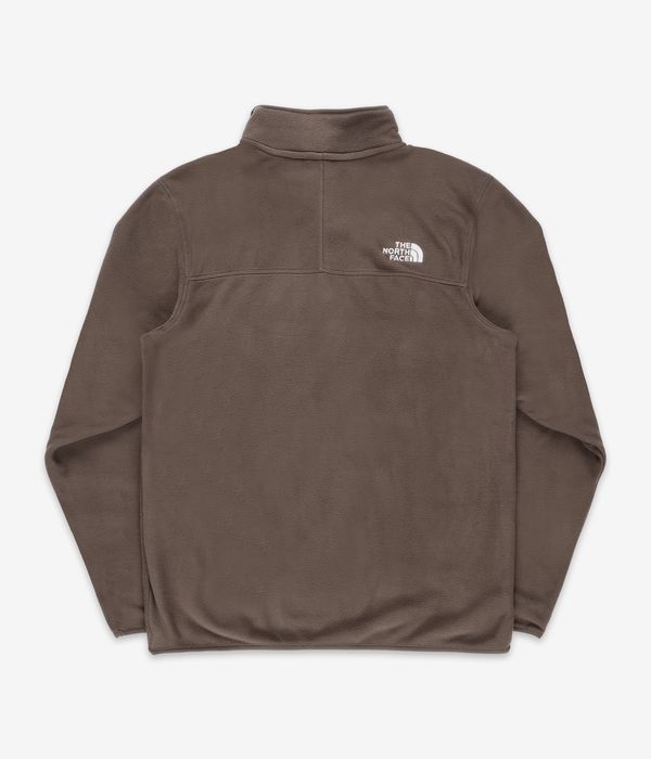 The North Face 100 Glacier 1/4-Zip Sweatshirt (smokey brown)