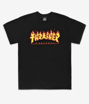 Thrasher Godzilla Flame T-Shirt (black)
