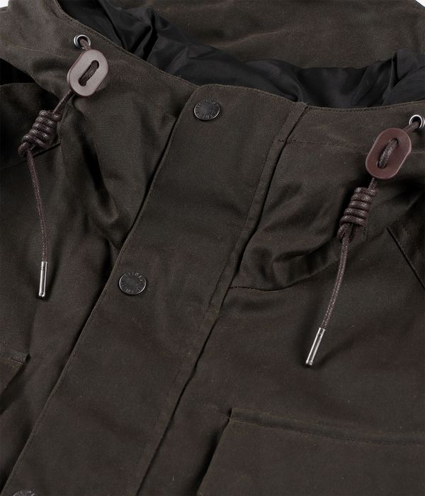 Element Field Waxed Parka Jacket (kalamata)