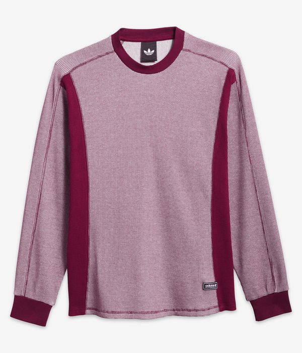 adidas FSBS Waffle Long sleeve (core white shadow red)