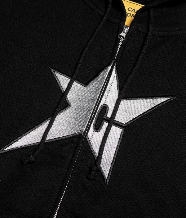 Carpet Company C-Star Zip-Sweatshirt avec capuchon (black)