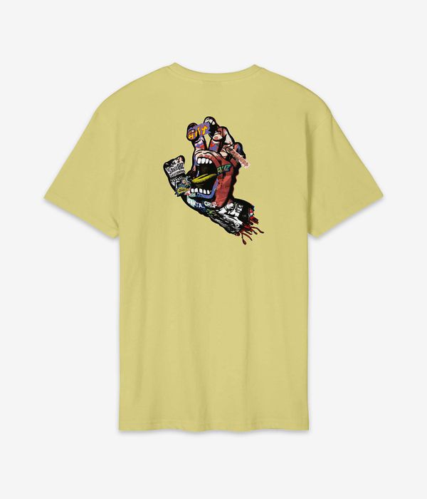 Santa Cruz Collage Hand T-Shirt (faded khaki)
