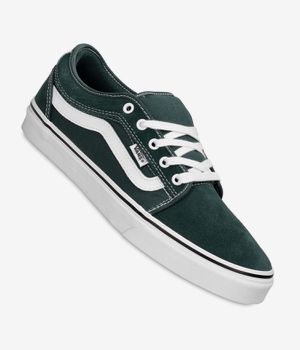 Vans Chukka Low Sidestripe Shoes (green gables true white)