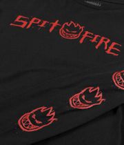 Spitfire Rough Scribble Bighead Longsleeve (black red)