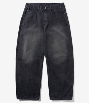 Butter Goods Wide Cut Denim Jeans (streaky black wash)
