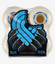 Powell-Peralta Dragons Nano Cubic Asymmetrical Offset Wheels (offwhite) 56 mm 97A 4 Pack