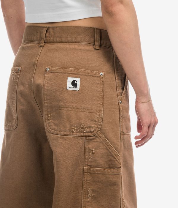 Carhartt WIP W' Brandon Double Knee Pant Organic Dearborn Hose women (hamilton brown grind wash)