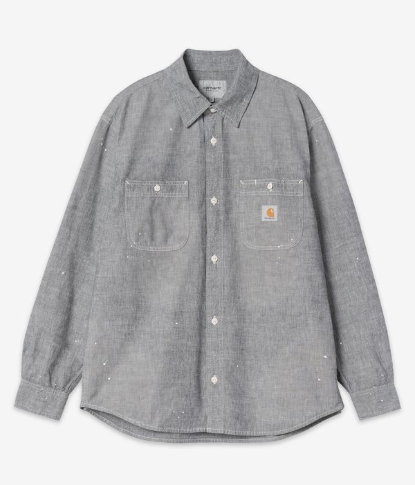 Carhartt WIP Painter Chemise (blue worn used splatter)
