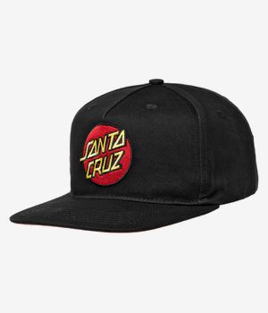 Santa Cruz Classic Dot Snapback Cap (black)