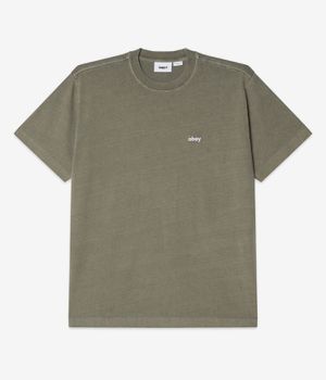 Obey Lowercase Pigment T-Shirt (pigment deep lichen green)