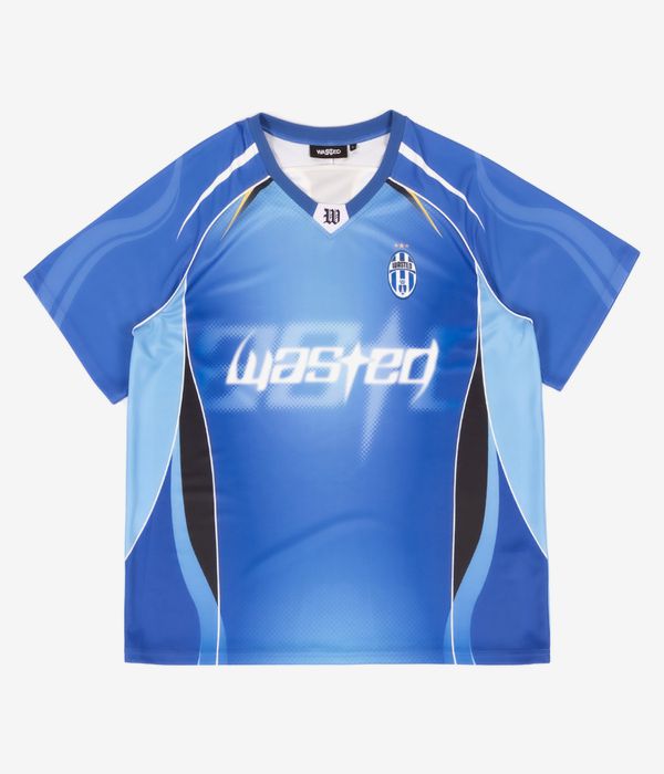 Wasted Paris Ambrosiana Football Jersey T-Shirt (areana blue)