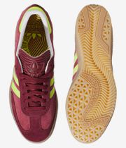 adidas Skateboarding Puig Samba Shoes (maroon semi solar yellow shadow)