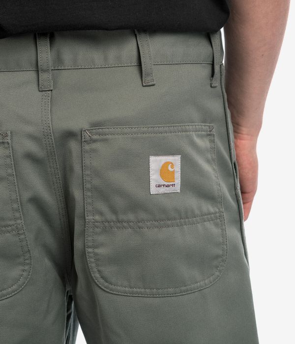 Carhartt WIP Simple Pant Denison Pantalons (smoke green rinsed)