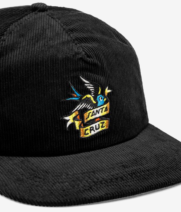 Santa Cruz Sommer Sparrow 5 Panel Casquette (black cord)