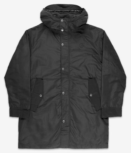 polar skateboards parka jacket black