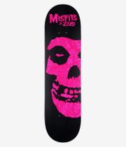 Zero x Misfits Fiend Skull Collage 8.25" Skateboard Deck (pink)