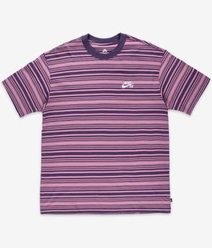 Nike SB Striped T-Shirt (plum dust)