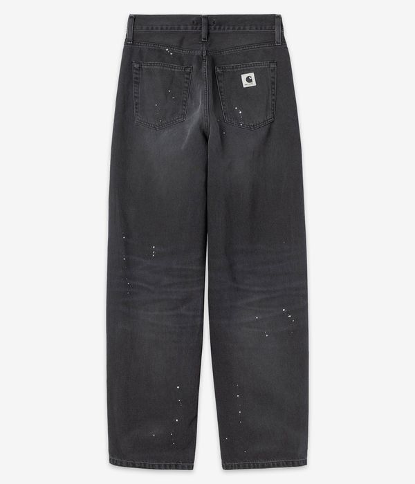 Carhartt WIP W' Arin Pant Organic Fairfield Jeans women (black destroy wash splatter)