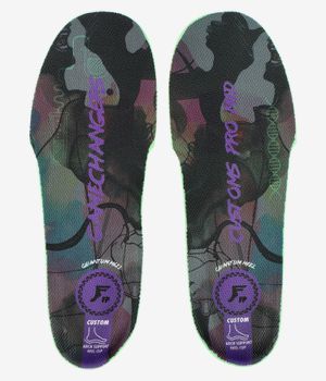 Footprint Gamechangers Pro Mid Insoles (black camo purple)