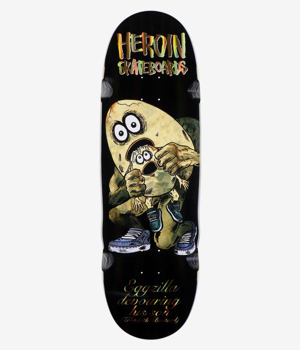 Heroin Skateboards Egg Eater 9.75" Skateboard Deck (multi)