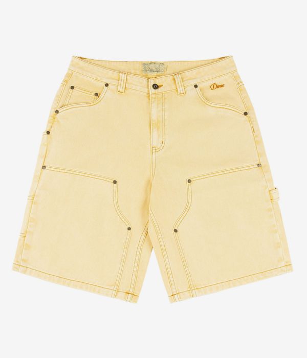 Dime Carpenter Denim Shorts (lemon)