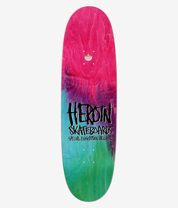 Heroin Skateboards El Huevo 9.4" Deska do deskorolki (gold)
