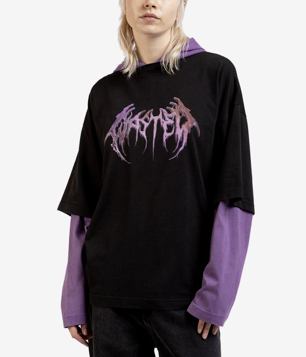 Wasted Paris Slug Age Hoodie (faded black purple)