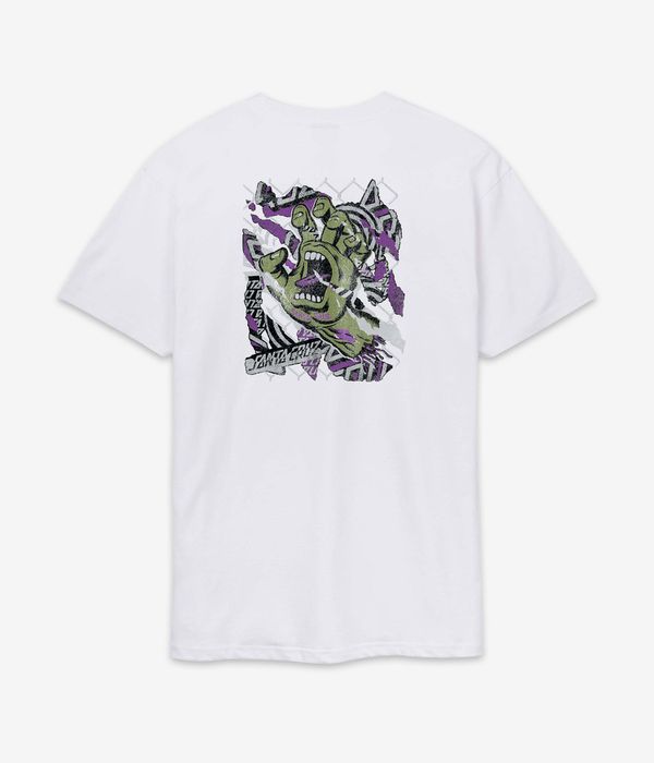 Santa Cruz Damaged Hand T-Shirt (white)