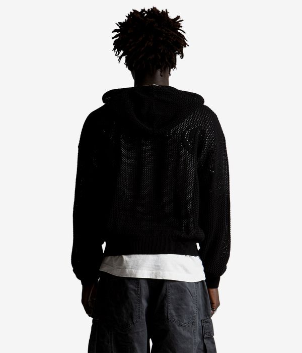 Wasted Paris Realm Loose Zip-Hoodie (black)