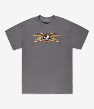 Anti Hero Eagle Camiseta (charcoal solid)