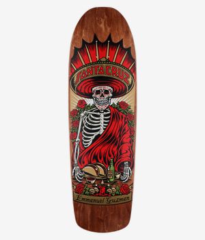 Santa Cruz Guzman Divine Diner Shaped 9.16" Skateboard Deck (multi)