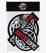 skatedeluxe World Sticker Pack (black)