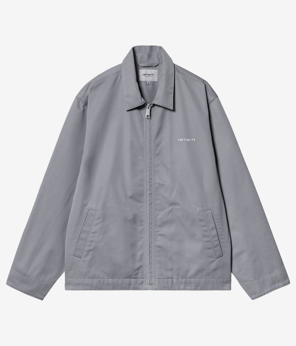Carhartt WIP Module Script Denison Veste (yosemite white rinsed)