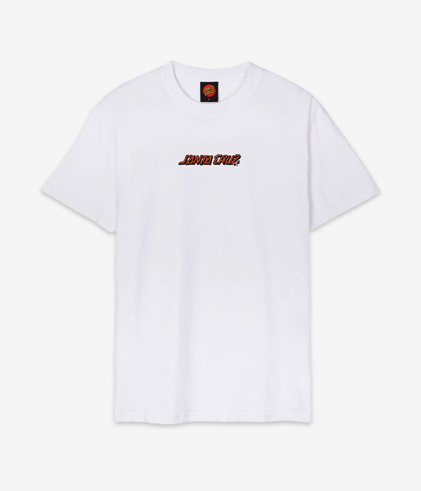Santa Cruz Roskopp Monster Strip Camiseta (white)