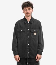 Carhartt WIP Harvey Olympia Shirt Veste (black dark used wash)